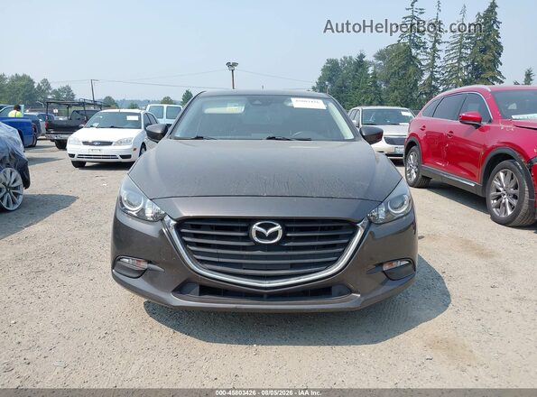 3MZBN1L30JM194224 2018 MAZDA 3 Gray Սարքավորումների վահանակի տեսք