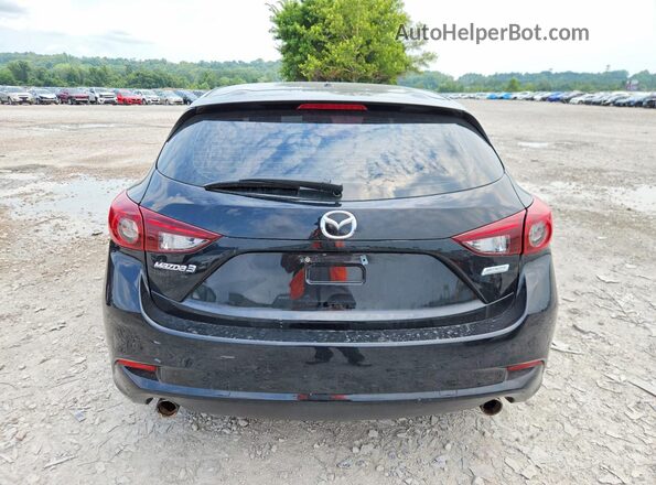 3MZBN1L30JM267091 2018 MAZDA 3 Black Вид ззаду
