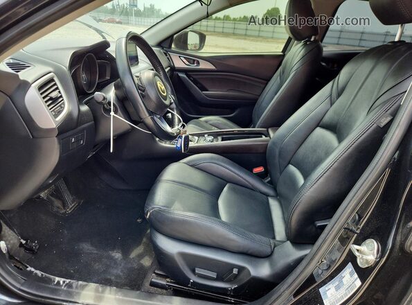 3MZBN1L30JM267091 2018 MAZDA 3 Black Вид салону спереду