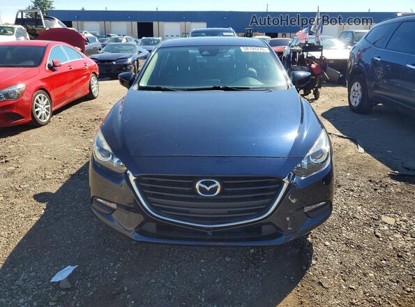 3MZBN1L31JM176847 2018 MAZDA 3 Blue Widok z przodu