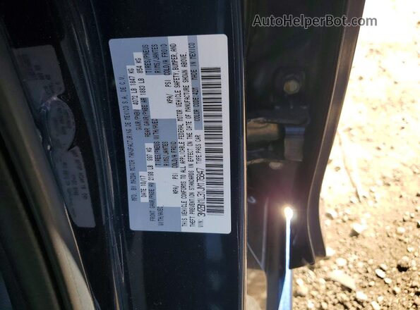 3MZBN1L31JM176847 2018 MAZDA 3 Blue Widok naklejki z numerem VIN