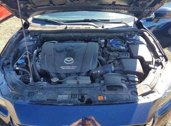 3MZBN1L31JM176847 2018 MAZDA 3 Blue Widok komory silnika