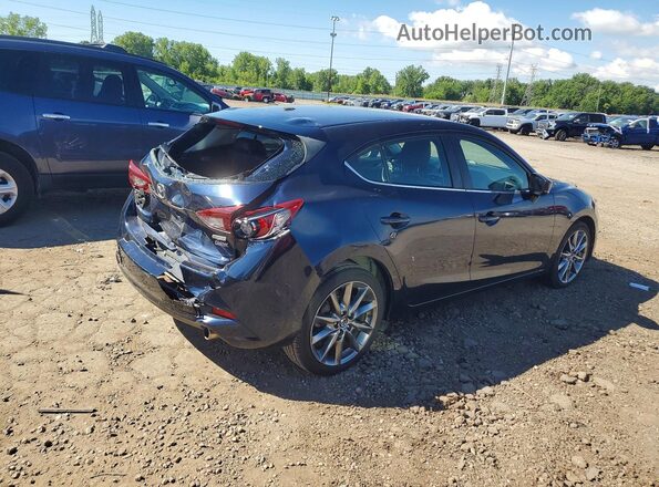 3MZBN1L31JM176847 2018 MAZDA 3 Blue Tył prawy