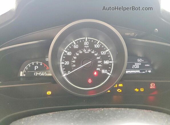 3MZBN1L32JM199568 2018 MAZDA 3 Silver Instrument cluster view