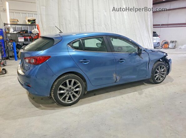 3MZBN1L34JM207069 2018 MAZDA 3 Blue Задня права чверть