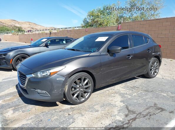 3MZBN1L36JM269590 2018 MAZDA 3 Gray Przód lewy