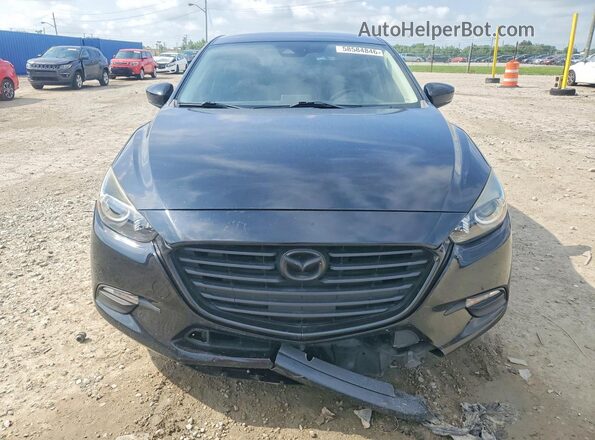 3MZBN1L37JM164315 2018 MAZDA 3 Black Front view