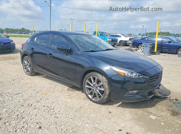 3MZBN1L37JM164315 2018 MAZDA 3 Black Front right