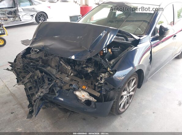 3MZBN1L38JM250443 2018 MAZDA 3 Blue Widok z przodu
