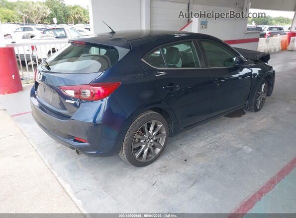 3MZBN1L38JM250443 2018 MAZDA 3 Blue Tył prawy
