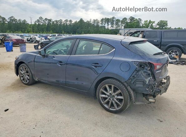 3MZBN1L39JM210663 2018 MAZDA 3 Синий Задняя левая четверть