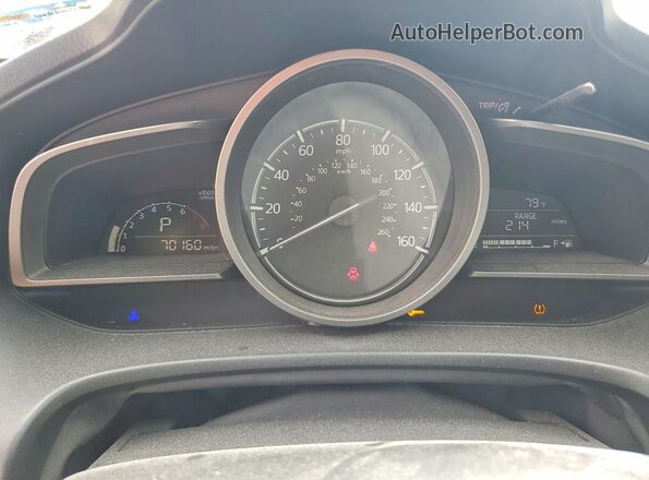 3MZBN1L39JM210663 2018 MAZDA 3 Синий Вид щитка приборов