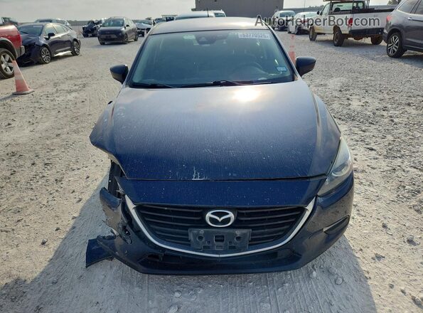 3MZBN1L39JM266456 2018 MAZDA 3 Blue Դիմացի տեսք