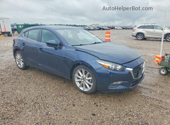 3MZBN1L73HM141062 2017 MAZDA 3 Blue Delantero derecho