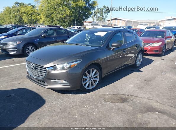 3MZBN1L73HM153471 2017 MAZDA 3 Gray Przód lewy
