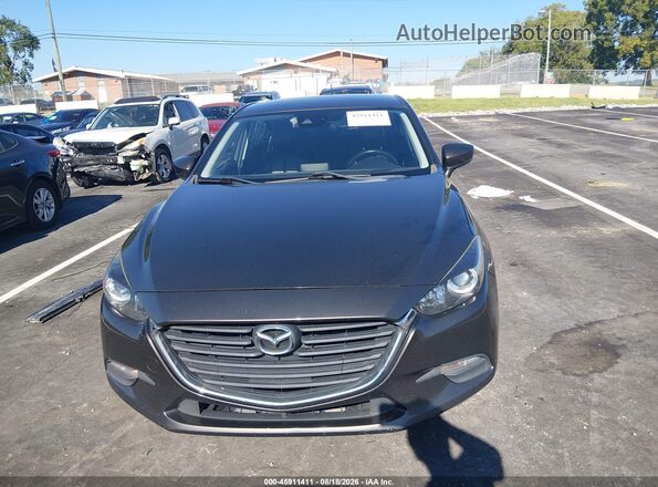 3MZBN1L73HM153471 2017 MAZDA 3 Gray Widok zestawu wskaźników