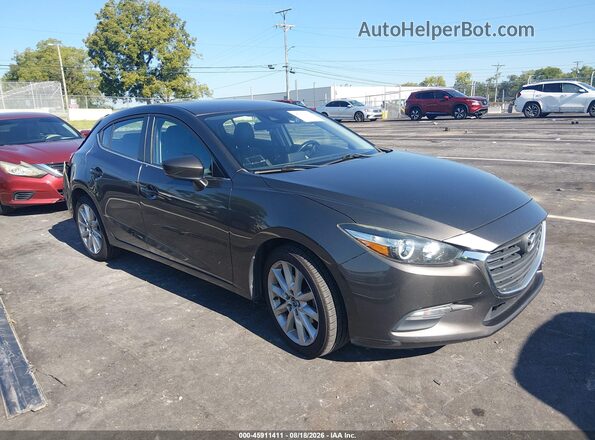 3MZBN1L73HM153471 2017 MAZDA 3 Gray Widok wnętrza z tyłu