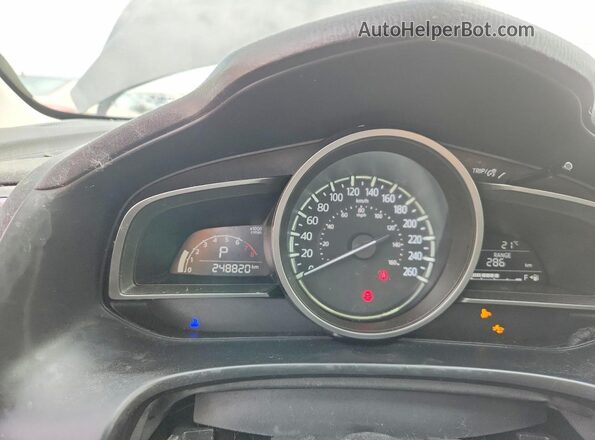 3MZBN1L75HM123064 2017 MAZDA 3 Серый Вид щитка приборов