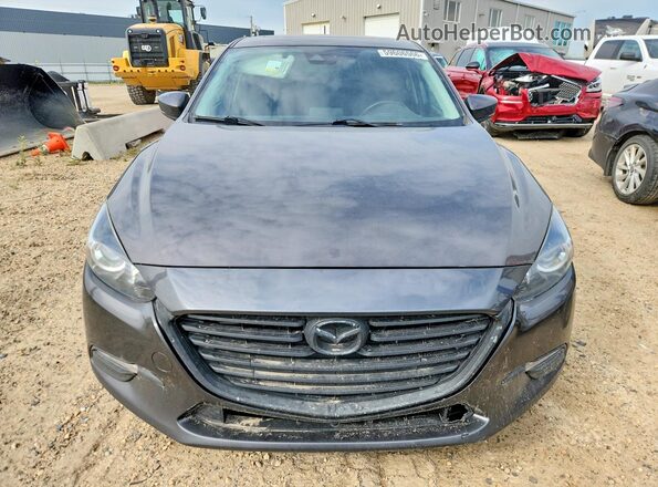 3MZBN1L75HM123064 2017 MAZDA 3 Серый Вид спереди