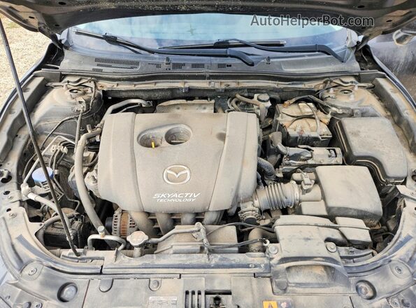 3MZBN1L75HM123064 2017 MAZDA 3 Серый Вид задней части салона