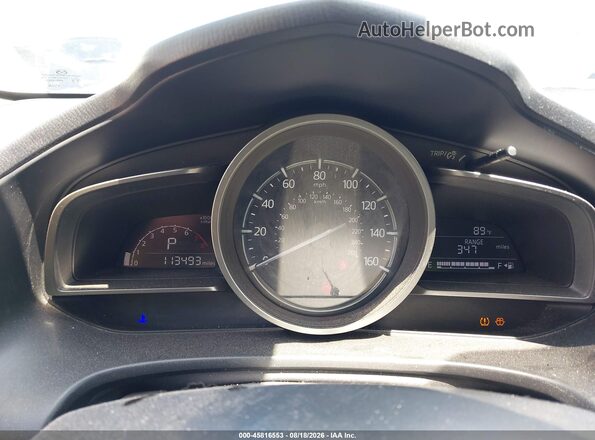 3MZBN1L77HM108856 2017 MAZDA 3 Silver Widok tylnych siedzeń