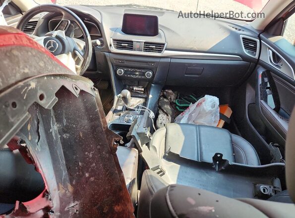 3MZBN1L79HM118319 2017 MAZDA 3 Red Widok deski rozdzielczej