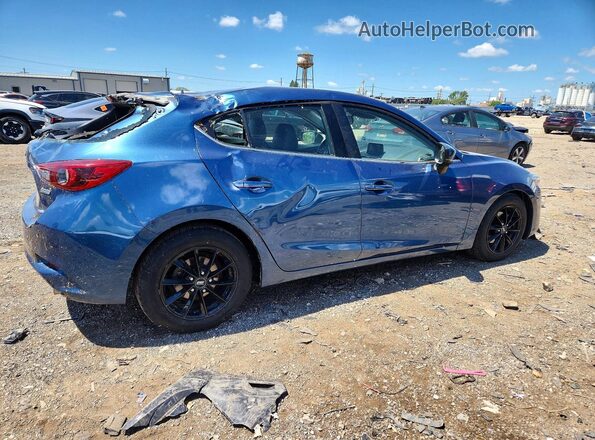 3MZBN1M33JM166481 2018 MAZDA 3 Blue Tył prawy
