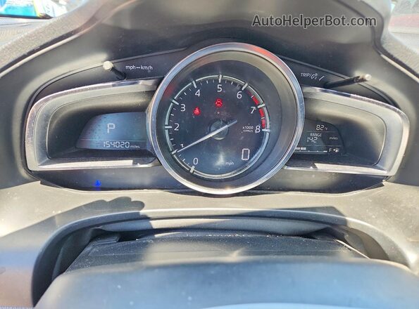 3MZBN1M33JM166481 2018 MAZDA 3 Blue Widok zestawu wskaźników