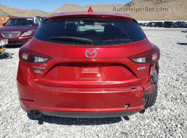 3MZBN1M38HM144941 2017 MAZDA 3 Red Widok z tyłu