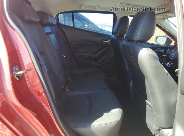 3MZBN1M38HM144941 2017 MAZDA 3 Red Widok tylnych siedzeń