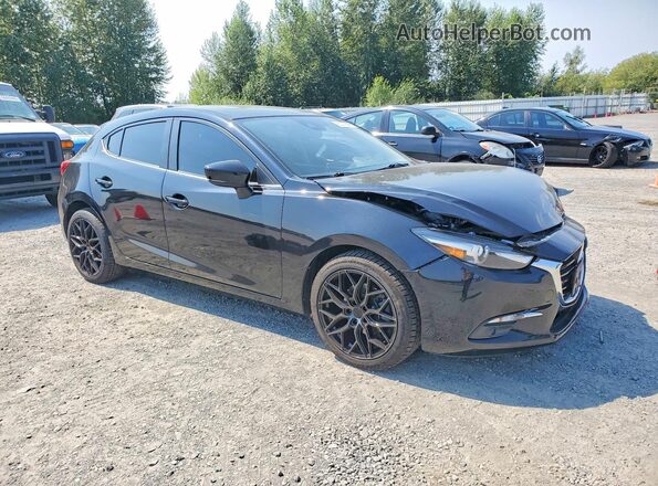 3MZBN1M3XHM130698 2017 MAZDA 3 Black Front right