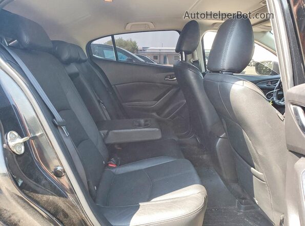 3MZBN1M3XHM130698 2017 MAZDA 3 Black Rear seats view