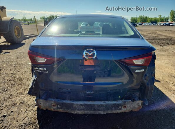 3MZBN1T77JM244832 2018 MAZDA 3 Black Rear view