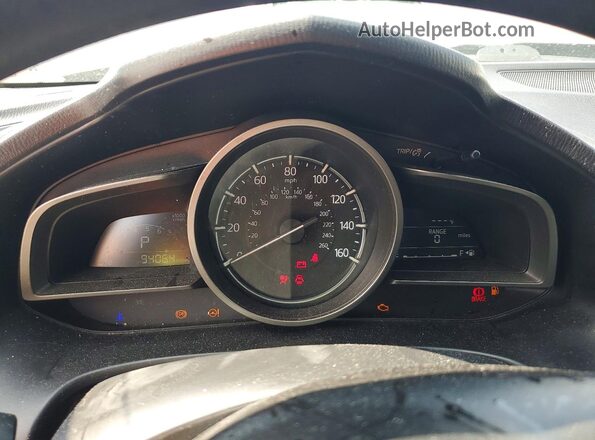 3MZBN1U70JM240457 2018 MAZDA 3 Charcoal Widok zestawu wskaźników