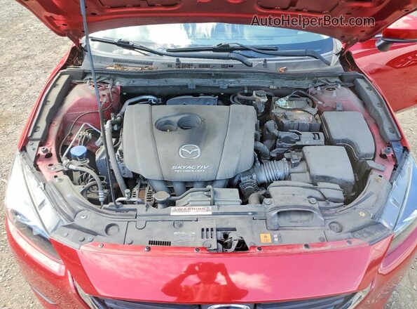 3MZBN1U71HM104316 2017 MAZDA 3 Red Vista interior trasera