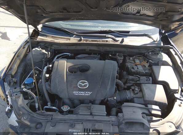 3MZBN1U71HM140796 2017 MAZDA 3 Dark Blue უკანა ხედი