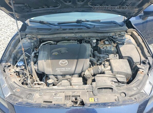 3MZBN1U71JM211274 2018 MAZDA 3 Blue Սալոնի հետևի տեսք