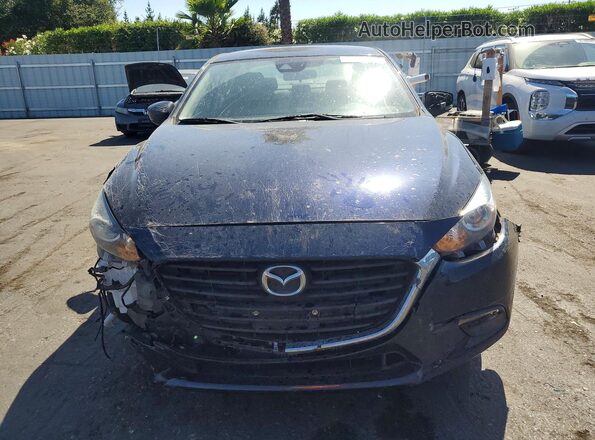 3MZBN1U71JM240919 2018 MAZDA 3 Синий Вид спереди