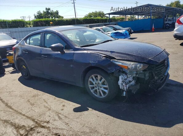 3MZBN1U71JM240919 2018 MAZDA 3 Синий Передняя правая четверть