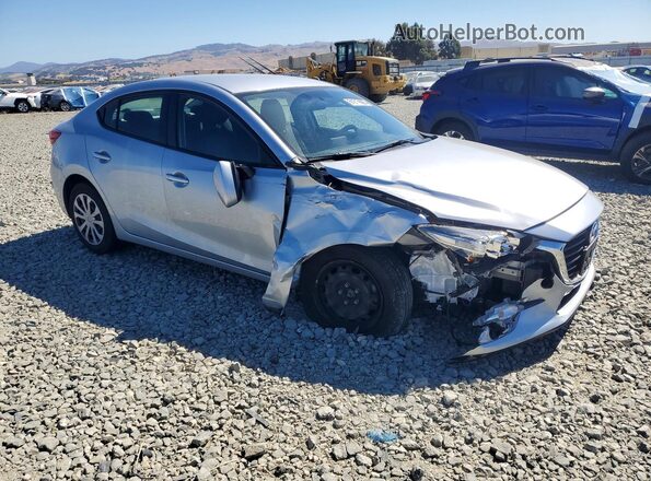 3MZBN1U72HM123151 2017 MAZDA 3 Серебряный Передняя правая четверть