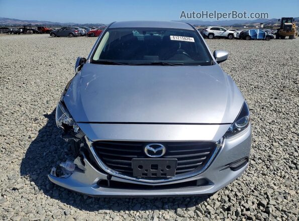 3MZBN1U72HM123151 2017 MAZDA 3 Серебряный Вид спереди