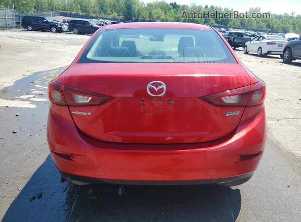 3MZBN1U72JM241867 2018 MAZDA 3 Red უკანა ხედი
