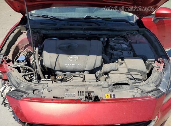 3MZBN1U72JM241867 2018 MAZDA 3 Red უკანა სალონის ხედი