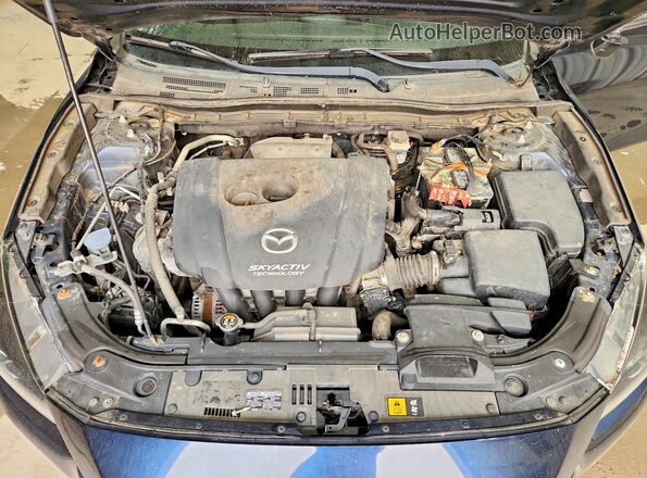 3MZBN1U73HM135888 2017 MAZDA 3 Blue Rear interior view