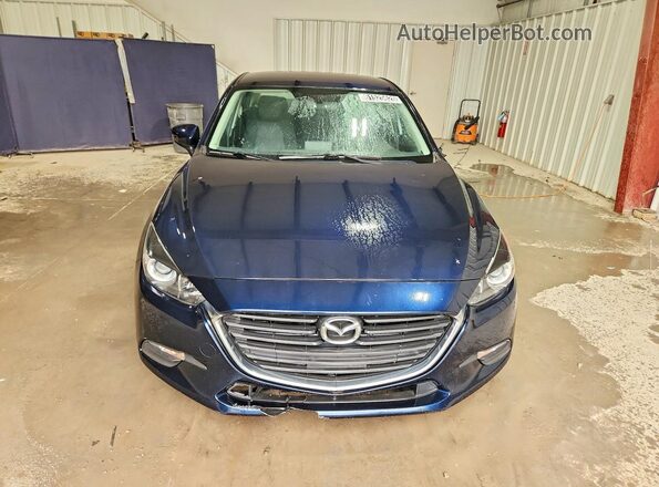 3MZBN1U73HM135888 2017 MAZDA 3 Blue Front view