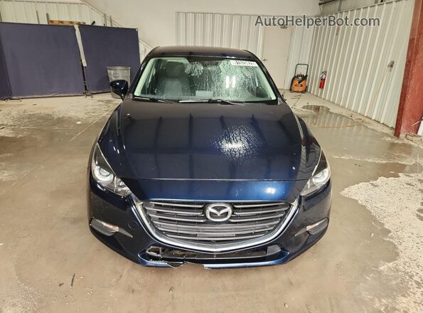 3MZBN1U73HM135888 2017 MAZDA 3 Blue VIN sticker view