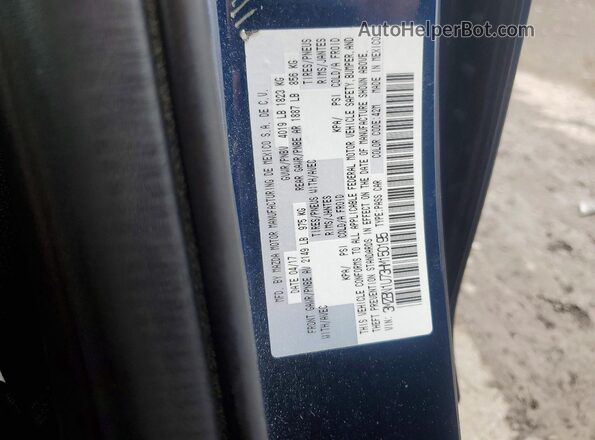3MZBN1U73HM150195 2017 MAZDA 3 Blue Շարժիչի բաժամունքի տեսք