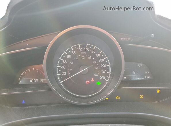 3MZBN1U73JM263733 2018 MAZDA 3 Black ხელსაწყოთა პანელის ხედი