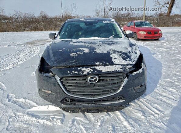 3MZBN1U73JM263733 2018 MAZDA 3 Black წინა ხედი