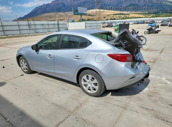 3MZBN1U74HM109204 2017 MAZDA 3 Silver Trasero izquierdo